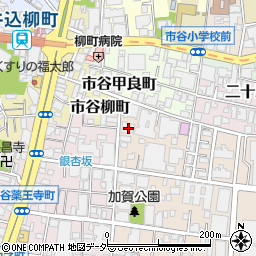 中国銀行市谷寮周辺の地図