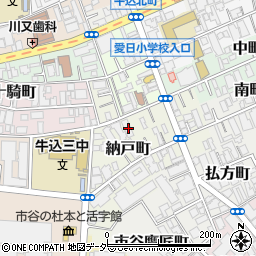 東京都新宿区納戸町20周辺の地図