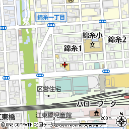 レジディア錦糸町周辺の地図