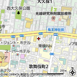 アパホテル東新宿歌舞伎町タワー周辺の地図