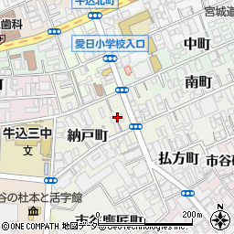 東京都新宿区納戸町32周辺の地図