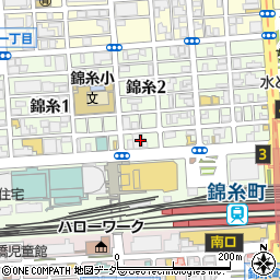 ポコ錦糸町店周辺の地図