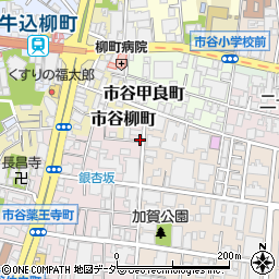 東京都新宿区市谷薬王寺町71周辺の地図