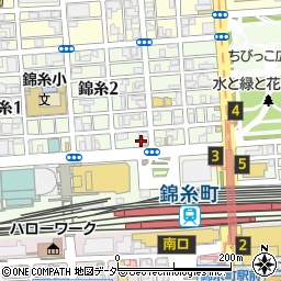 国産信玄鶏 焼き鳥 いせや 錦糸町店周辺の地図