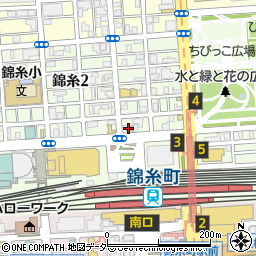 日高屋 錦糸町北口店周辺の地図