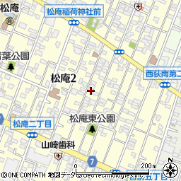 東京都杉並区松庵2丁目11-14周辺の地図
