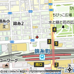 ほぐし家東邦錦糸町店周辺の地図