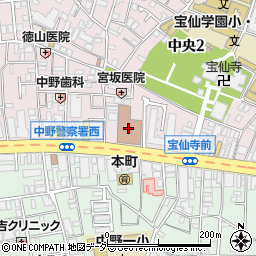 中野防犯協会周辺の地図
