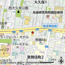 早稲田外国語学校　新宿・本校周辺の地図