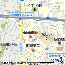 みずほ銀行小松川支店周辺の地図