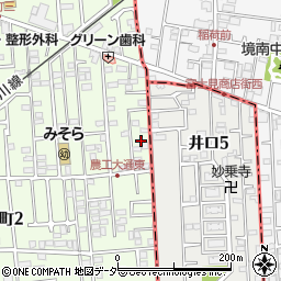 東京都小金井市東町2丁目23周辺の地図