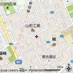 東京都江戸川区南篠崎町4丁目周辺の地図