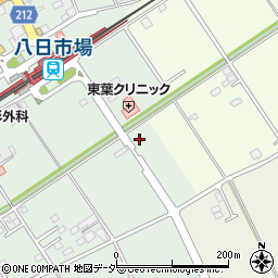 千葉県匝瑳市八日市場イ453-612周辺の地図