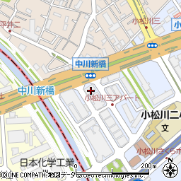 東京都江戸川区小松川3丁目4周辺の地図