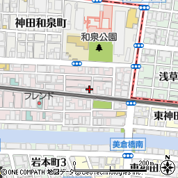 東京都千代田区神田佐久間町3丁目21-5周辺の地図