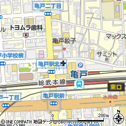 サイゼリヤ 亀戸北口店周辺の地図