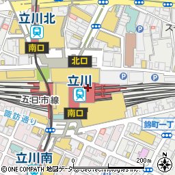立川警察署立川駅北口交番周辺の地図