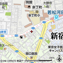 コスモグレイス新宿周辺の地図