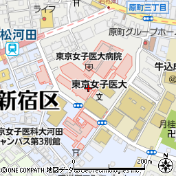 東京都新宿区若松町3周辺の地図