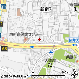 まんま 新宿本店周辺の地図