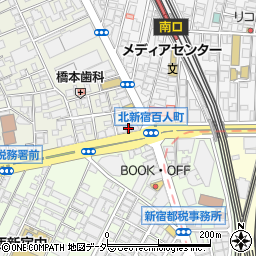 アンベリール新宿周辺の地図