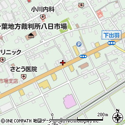 千葉県匝瑳市八日市場イ366周辺の地図