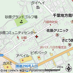 千葉県匝瑳市八日市場イ2701周辺の地図
