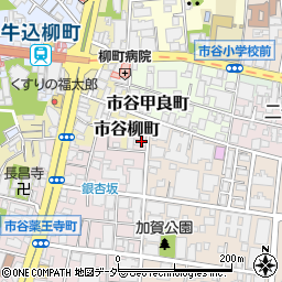 東京都新宿区市谷薬王寺町12周辺の地図