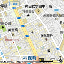 東京都千代田区神田神保町1丁目52周辺の地図