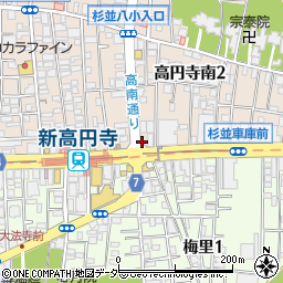 株式会社ペンギン　新高円寺店周辺の地図