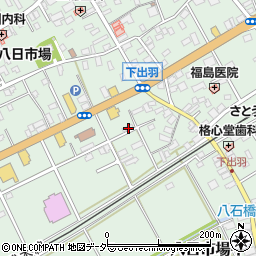 千葉県匝瑳市八日市場イ561-3周辺の地図