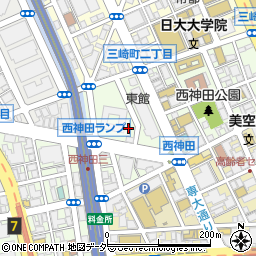 東京都千代田区西神田3丁目周辺の地図