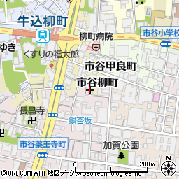 東京都新宿区市谷薬王寺町13周辺の地図
