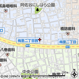 東京都杉並区阿佐谷南1丁目5周辺の地図