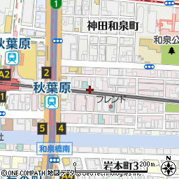 東京都千代田区神田佐久間町2丁目周辺の地図