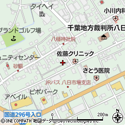千葉県匝瑳市八日市場イ2726周辺の地図