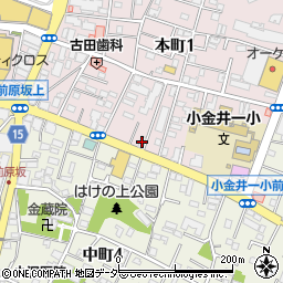 ジャパンケア小金井周辺の地図