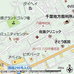 千葉県匝瑳市八日市場イ2716周辺の地図