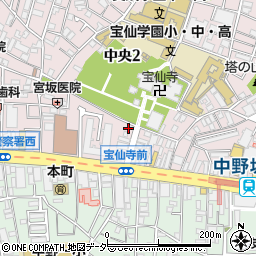 平田屋 宝仙寺前店周辺の地図