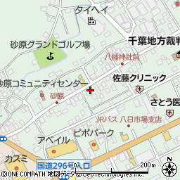 千葉県匝瑳市八日市場イ2702周辺の地図