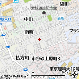 東京都新宿区南町9周辺の地図