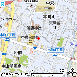 千葉県船橋市本町4丁目37-6周辺の地図