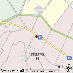 千葉県匝瑳市貝塚93周辺の地図