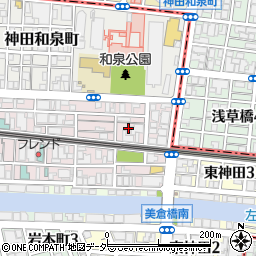 東京都千代田区神田佐久間町3丁目21-51周辺の地図