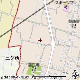 山梨県甲州市塩山下塩後112周辺の地図