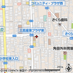 パークジャパン三鷹第７駐車場周辺の地図