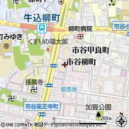 東京都新宿区市谷柳町27周辺の地図