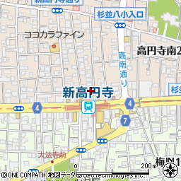 ルソレイユ新高円寺周辺の地図