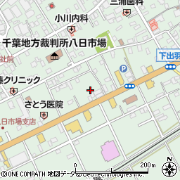 千葉県匝瑳市八日市場イ368周辺の地図