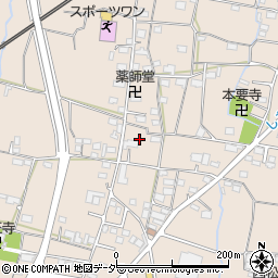 山梨県甲州市塩山下塩後568周辺の地図